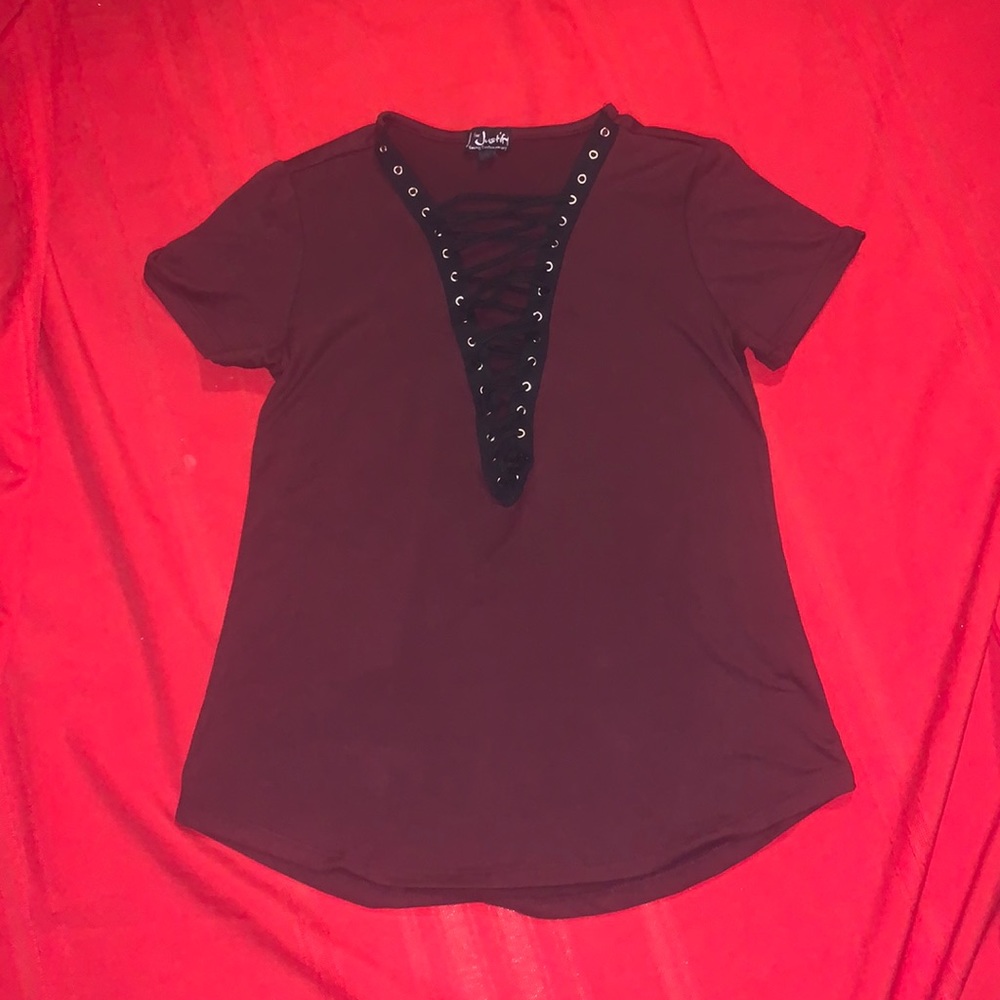 Lace-Up Justify Shirt